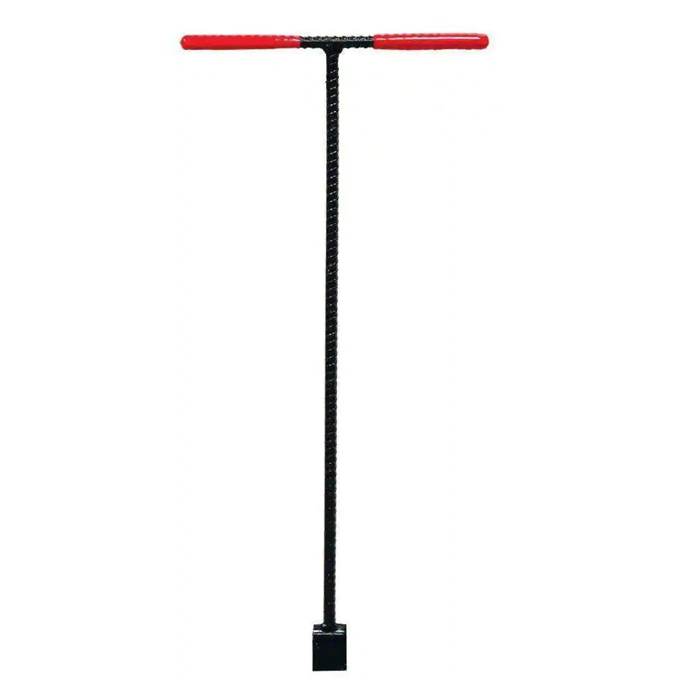 36 Inch Solid Steel Water Meter Valve Key with Grips Water Main Shut off Tool US