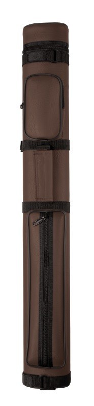 NEW KODA 2X2 Classic Brown Leatherette Oval Polyform Hard Case - C22HR-BR