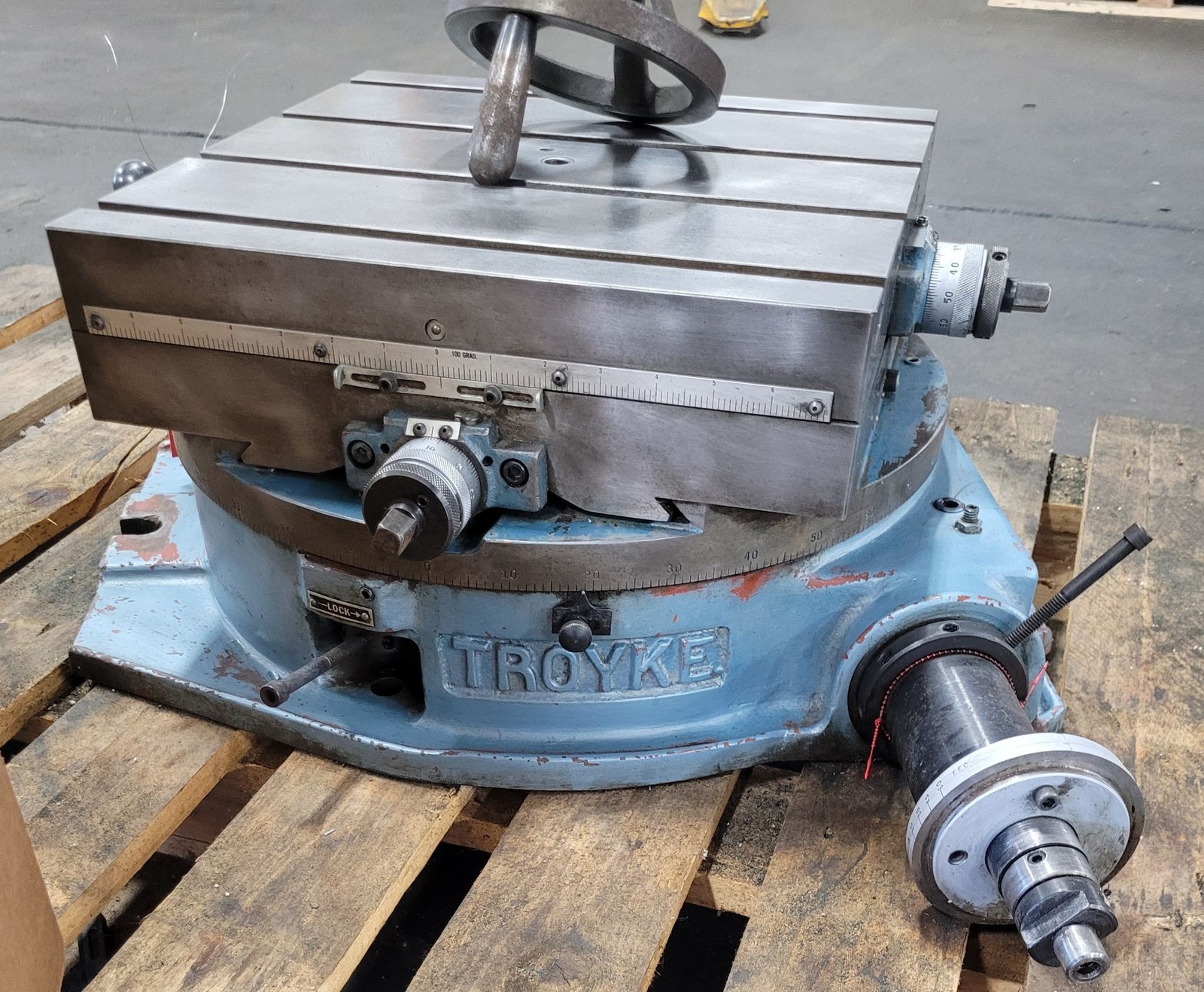 TROYKE DMT-18 CROSS SLIDE ROTARY TABLE
