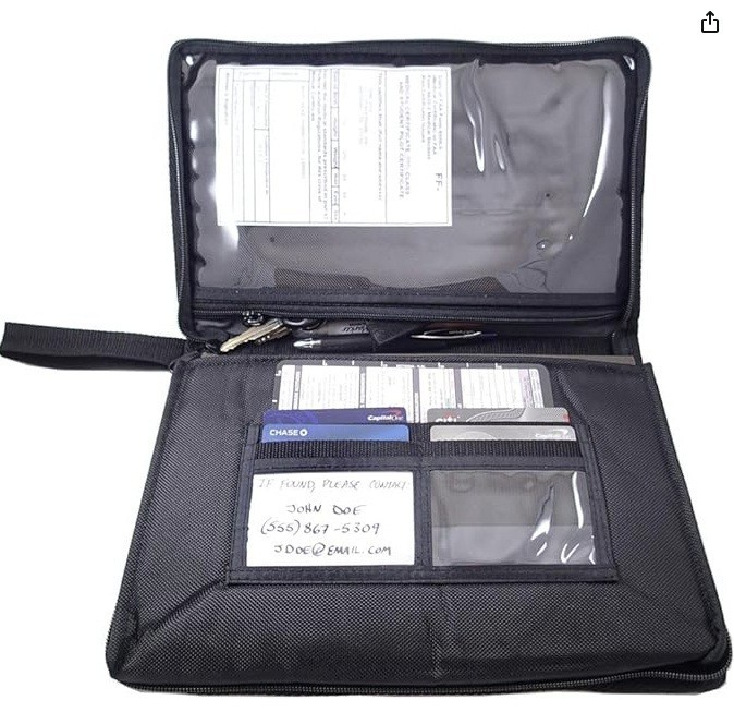AeroPhoenix Zippered Master Logbook Case - OAPX720-MSTR