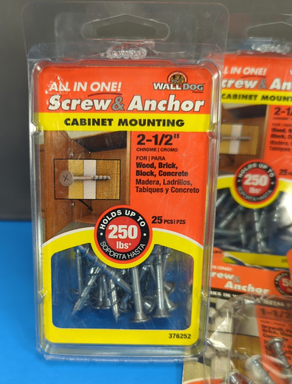 LOT of Cabinet Mounting Screw & Anchor Sets by Hillman Stanley Bullet Catches