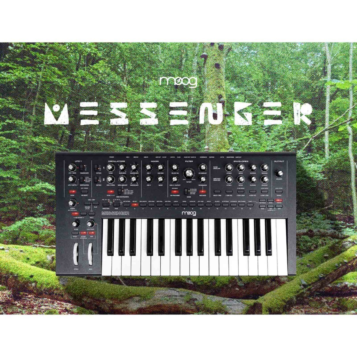 Moog MESSENGER Monophonic Analog Keyboard Synthesizer