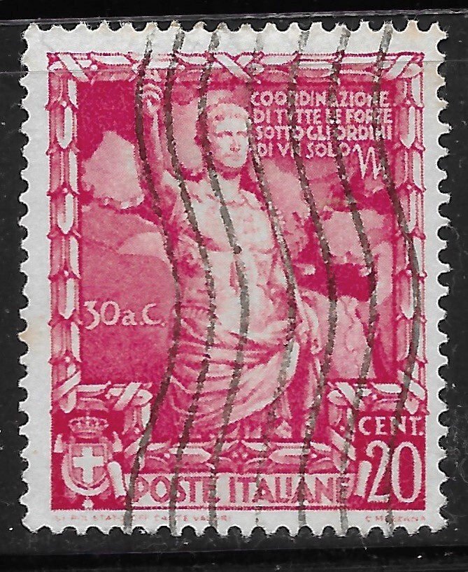 1938 Italy  Sass#440 USED🔥AUGUSTUS CEASER🔥
