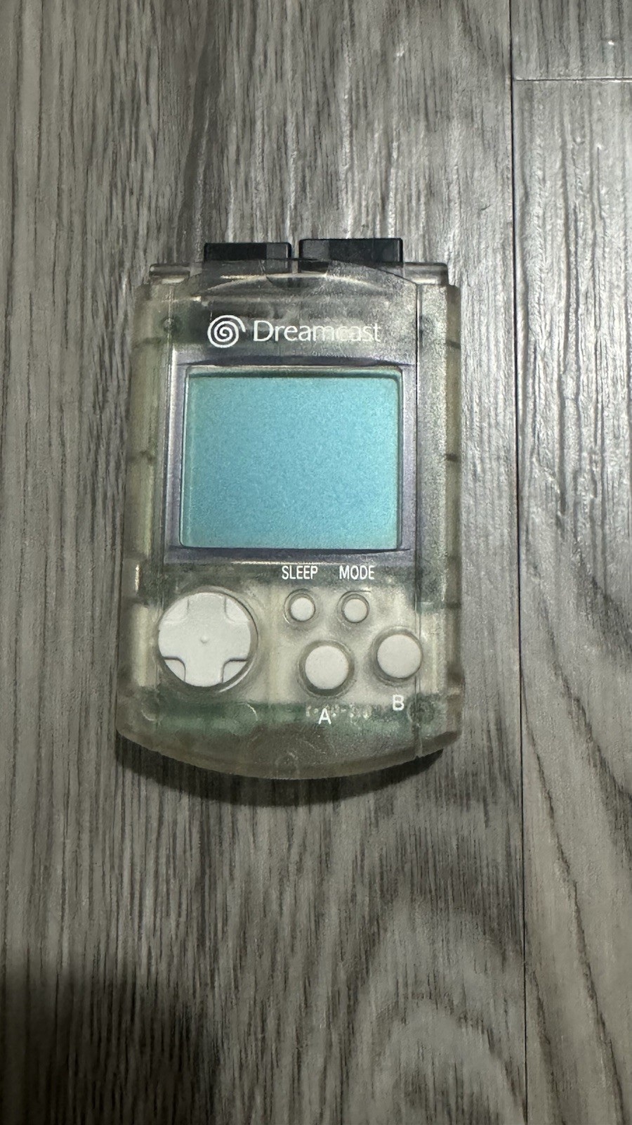 Japanese Sega Dreamcast Clear VMU Card Visual Memory Unit Tested Working good