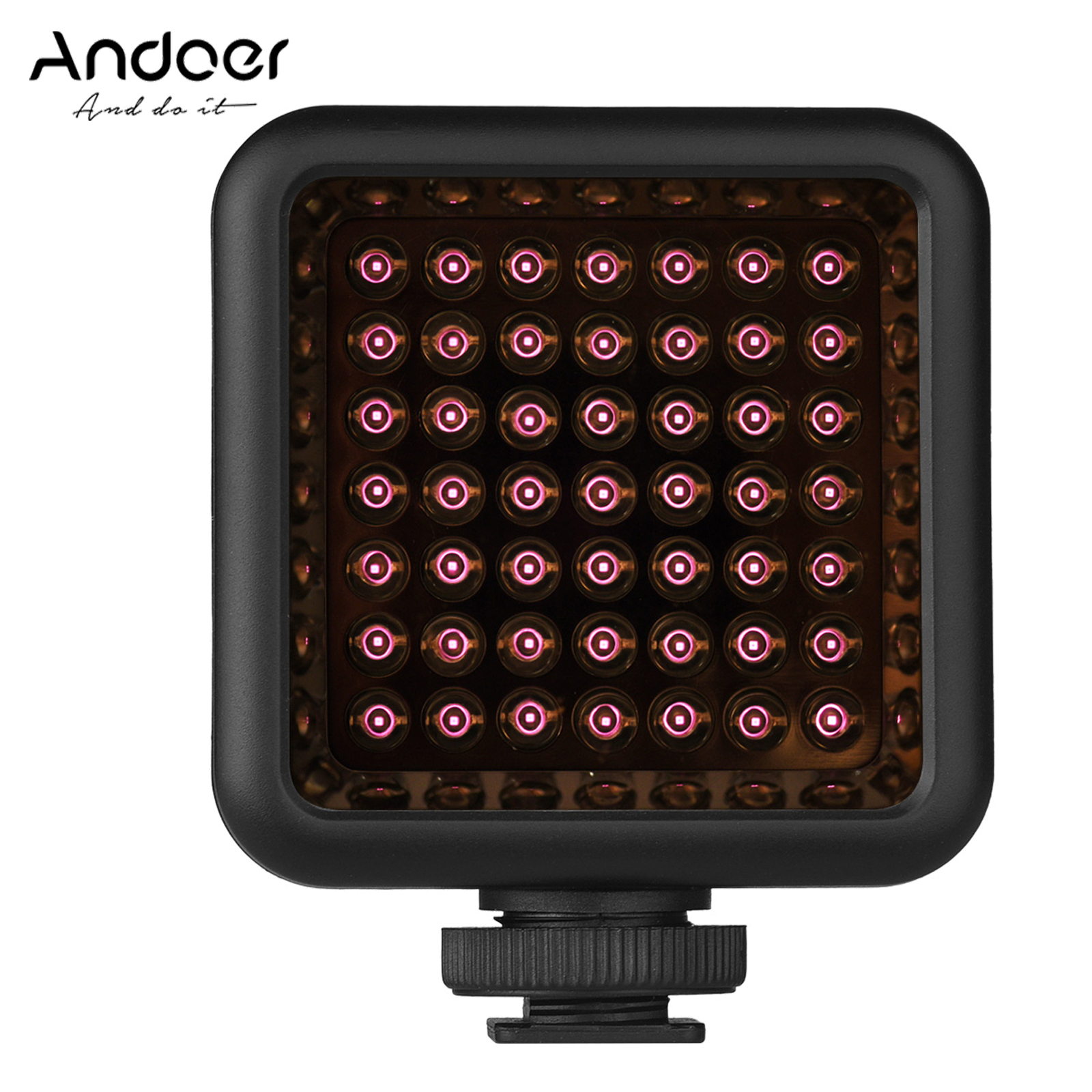 Andoer 49PCS Mini IR Infrared Night Vision Light Photography Camera Light W0H9