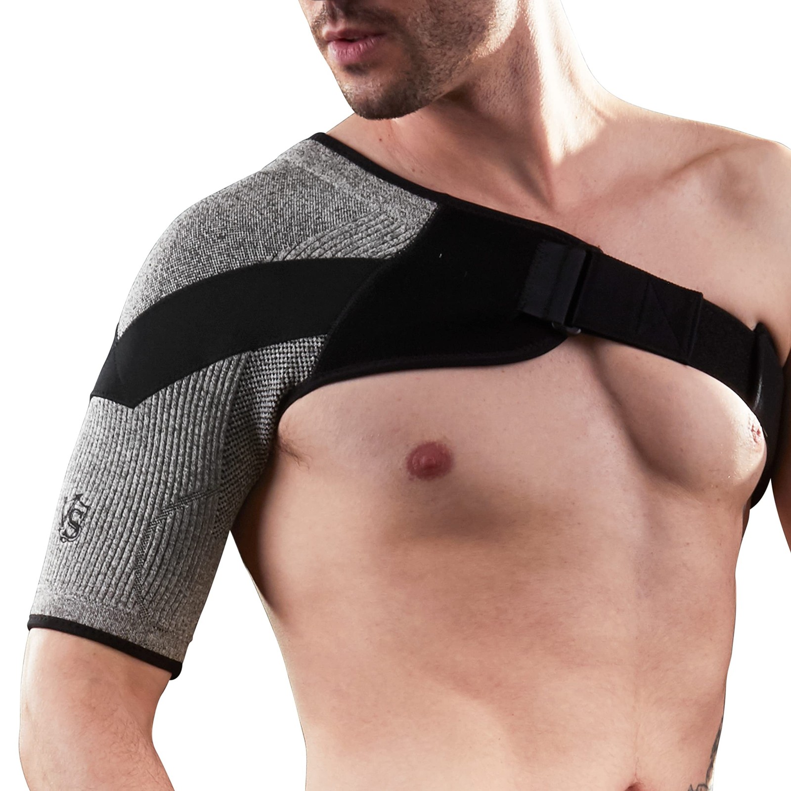 Vital Salveo Shoulder Brace Compression Sleeve Wrap with Support and Stabilit...