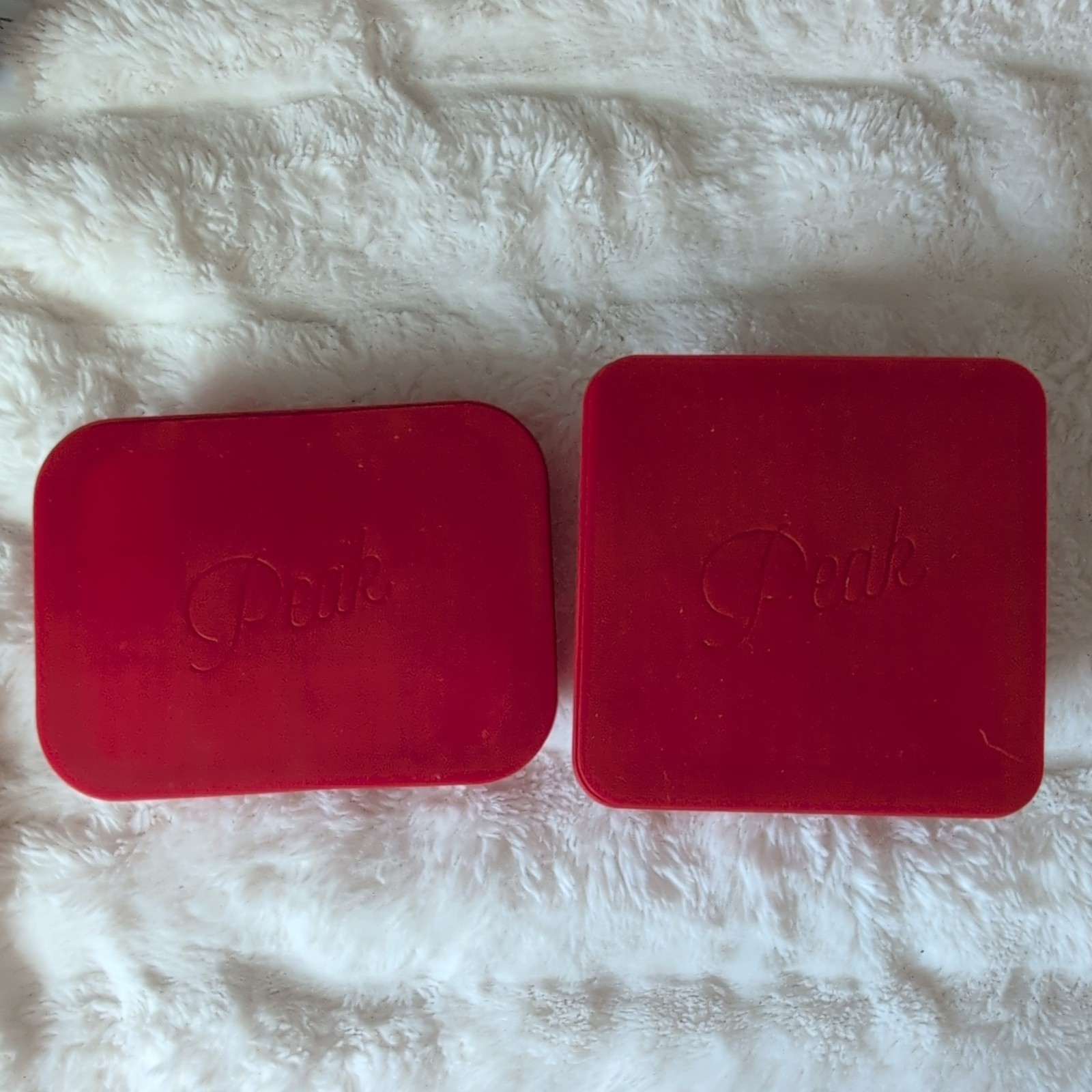 Assorted Silicone Stackable Ice Cube Trays and molds Red and Gray