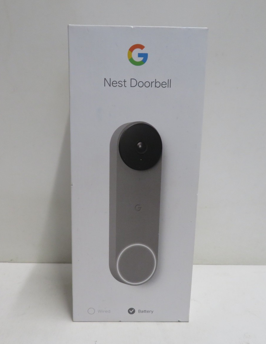 Google Nest Doorbell (Battery) Wireless Doorbell Video Camera GA02076-US, SEALED