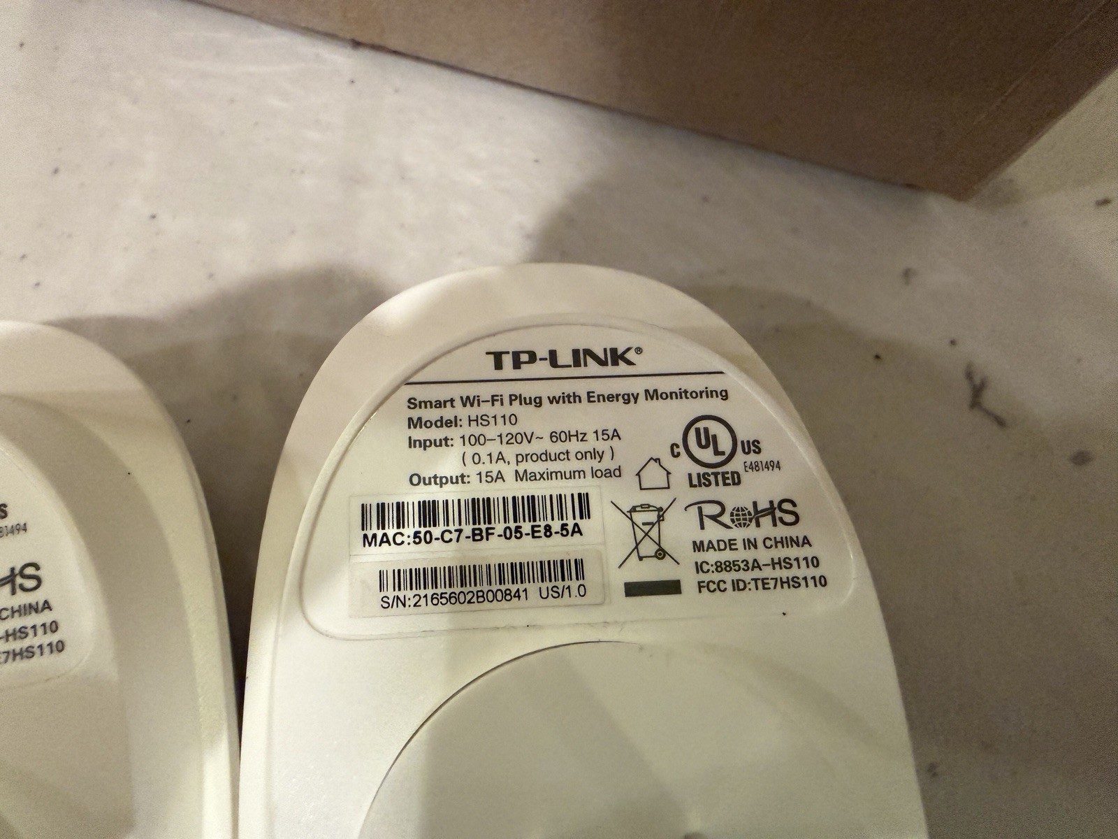 2pcs TP-Link HS110 Smart Plug