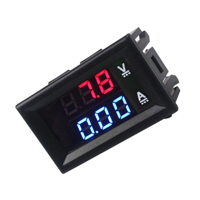 Precisions Two Digital Meter For Power 0-100V Voltages 10A Current