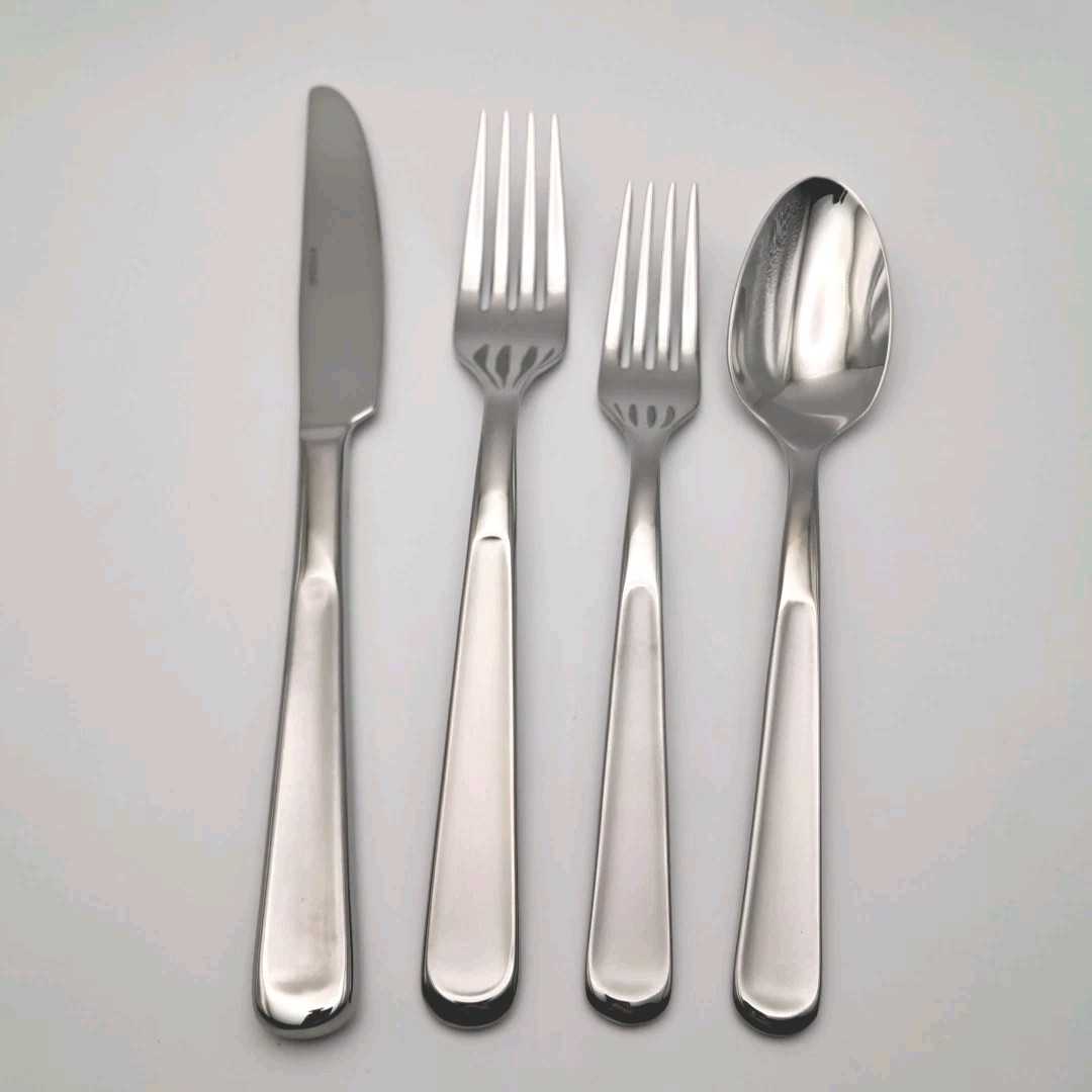 ONEIDA Jasper Satin 4 Piece Setting Stainless Flatware New In Sleeves Vietnam