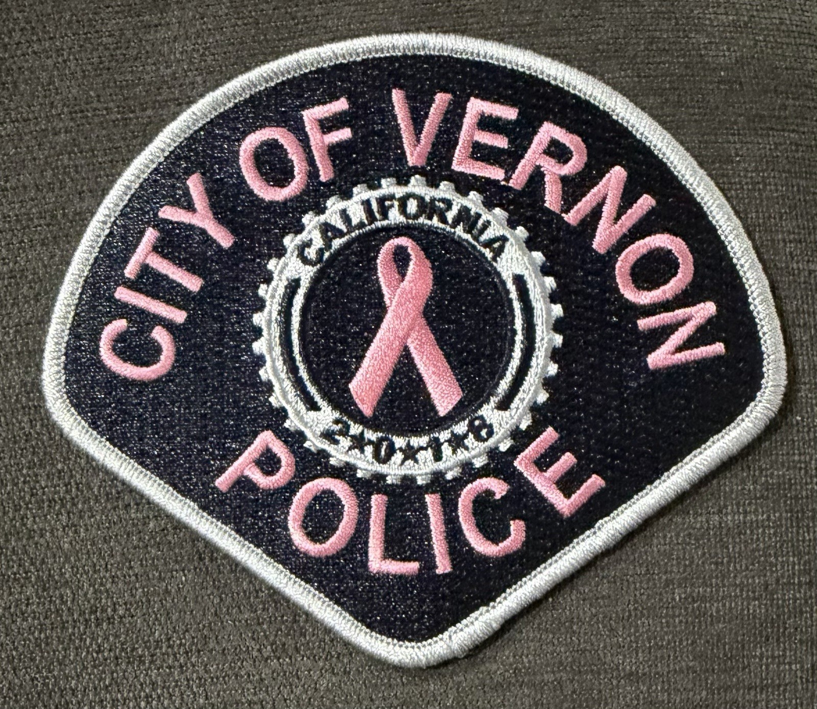 California Pink (Cancer Awareness) Vernon Police Dept.