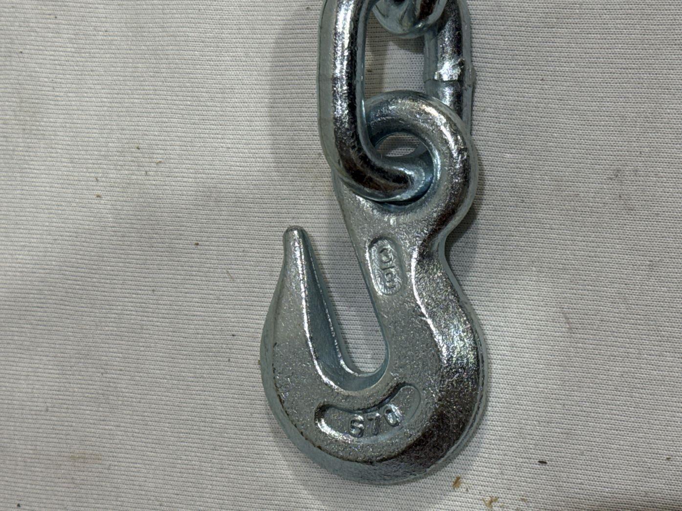 3"X30' Ratchet Strap with Chain Hook 2 Pack