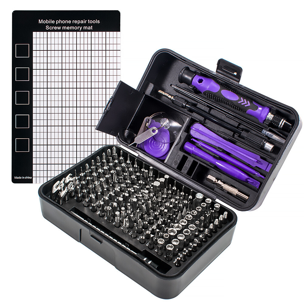 170 in 1 Precision Screwdriver Set PC Cell Phone Electronics Repair Tool Kit