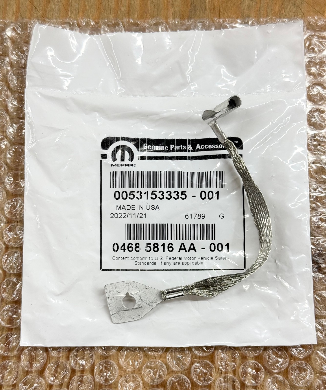ELECTRICAL GROUND STRAP for CHRYSLER TOWN & COUNTRY DODGE CARAVAN OEM MOPAR NEW