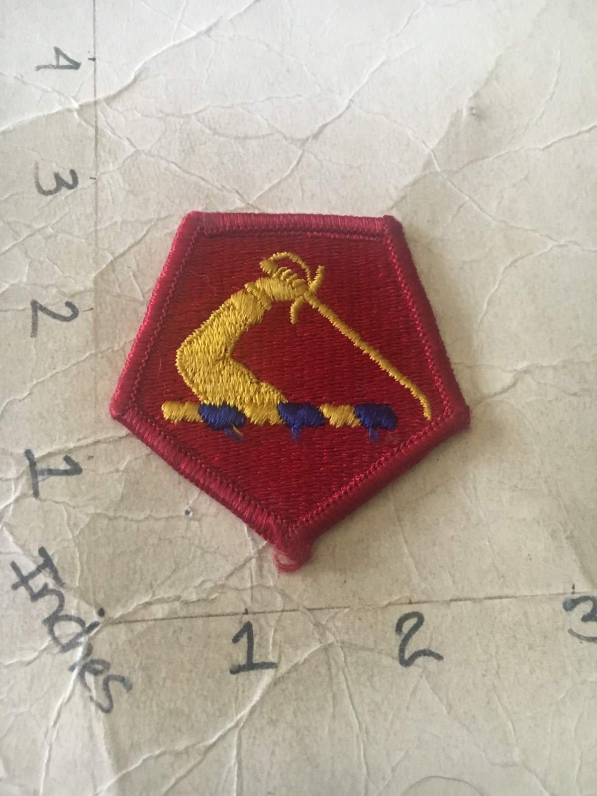 US Army Massachusetts National Guard m/e patch 7/21/25