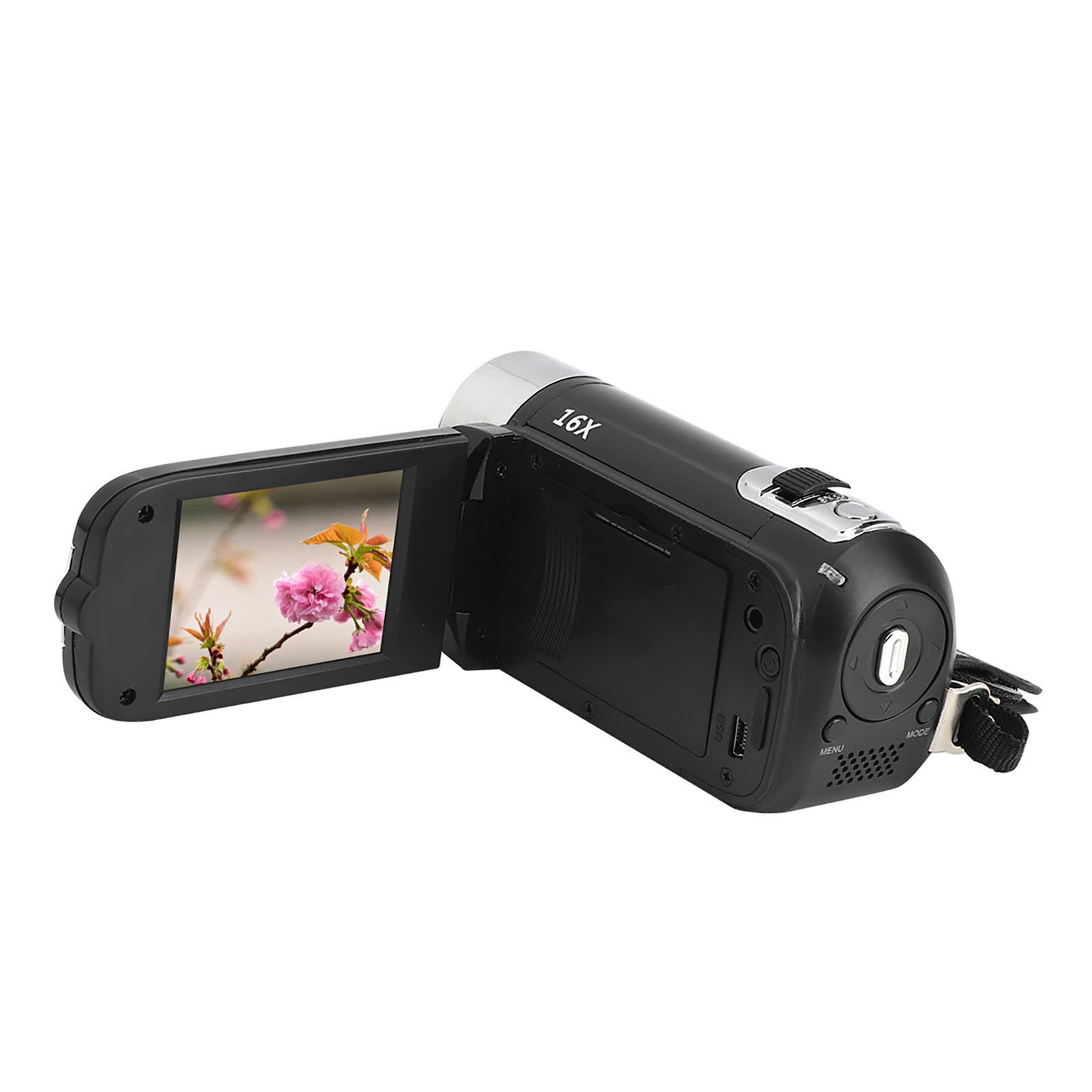 16X Zoom Colourful Display Screen High Definition Camera Image Video Camcorder