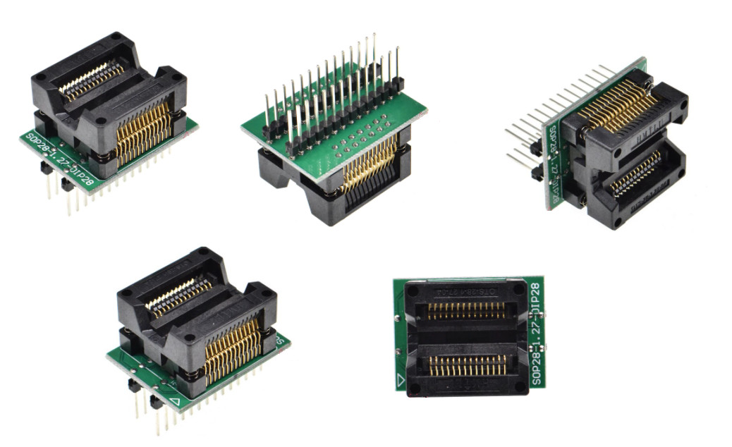 1 Piece SOIC28 SOIC 28 SOP28 TO DIP28 programmer adapter socket 7.5MM Body Width