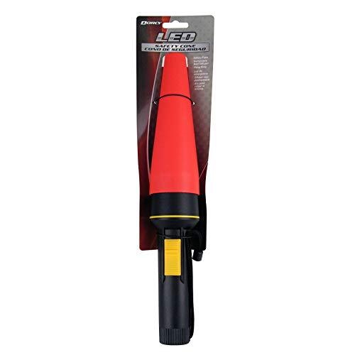 Dorcy 41-1482 Deluxe Signal Wand LED Flashlight w/ Cone, 30-Lumens, Black Finish