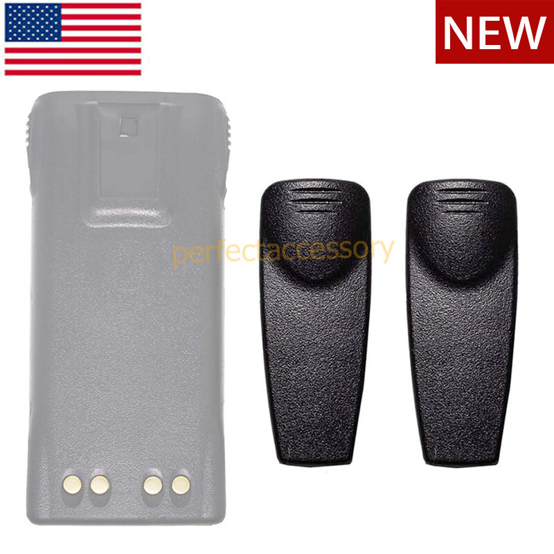 2x Belt Clips For Motorola PMNN4081 PMNN4081A PMNN4082 PMNN4017 PMNN4018 Battery