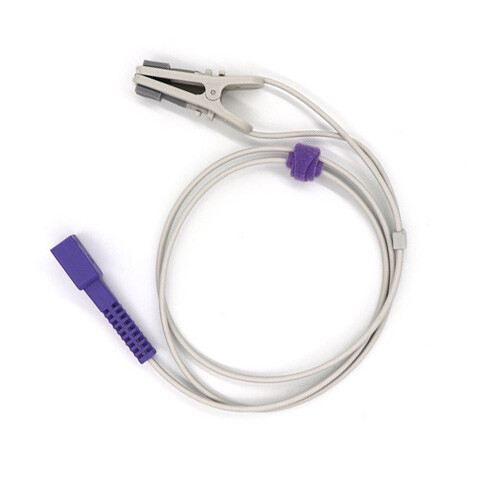 Compatible For SpO2 Sensor Ear Clip SpO2 Sensor 1M 9 pins,For Oximeter