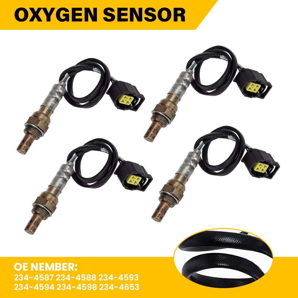 4X Oxygen O2 Sensors For 2011-18 Jeep Wrangler 2001-2018 4.0L 3.8L 3.6L V6 L6 EA