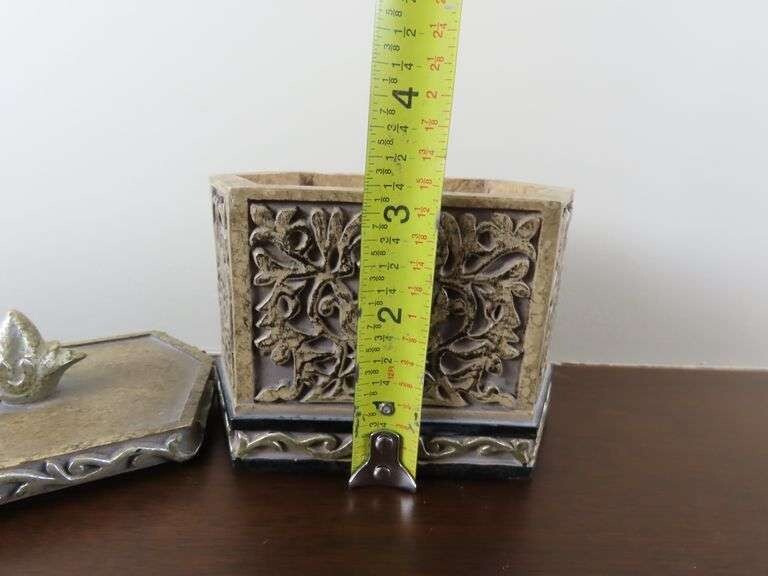 Composite Lidded Trinket Box