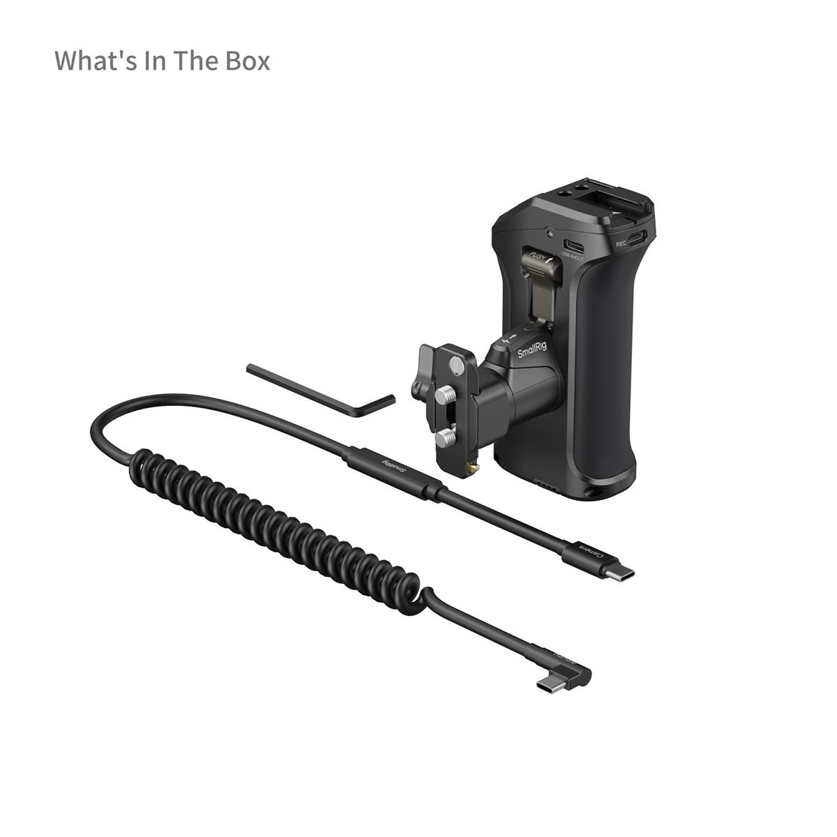 SmallRig Rotating Side Handle with Trigger REC for Selected Canon / Blackmagic D