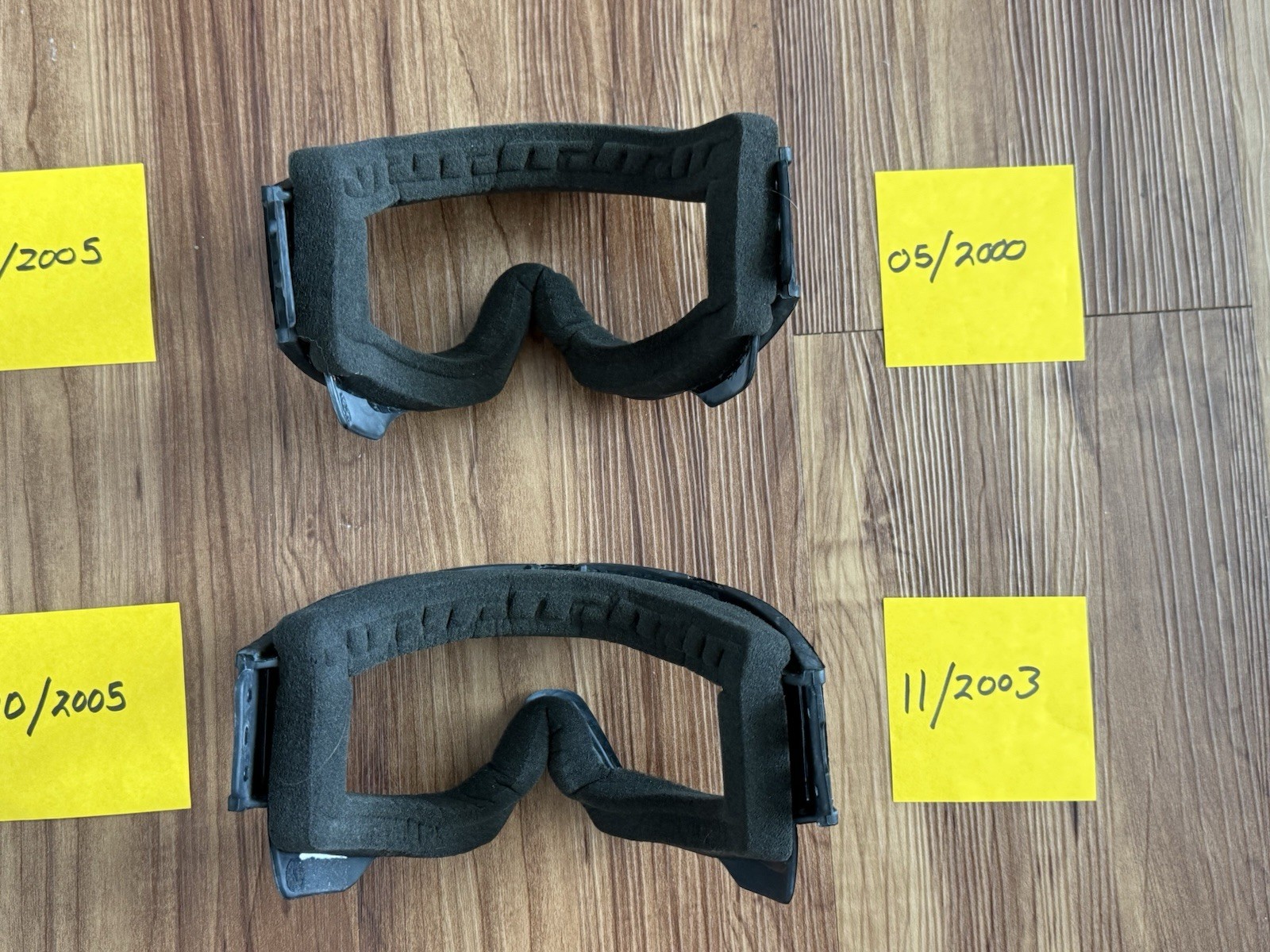 8 JT Spectra ProFlex Goggle Frames Lot - BLACK