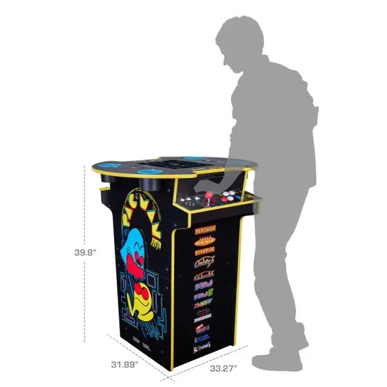 PAC MAN ARCADE VIDEO GAME MACHINE ARCADE1UP PACMAN TABLE DIG DUG GALAGA & MORE!!
