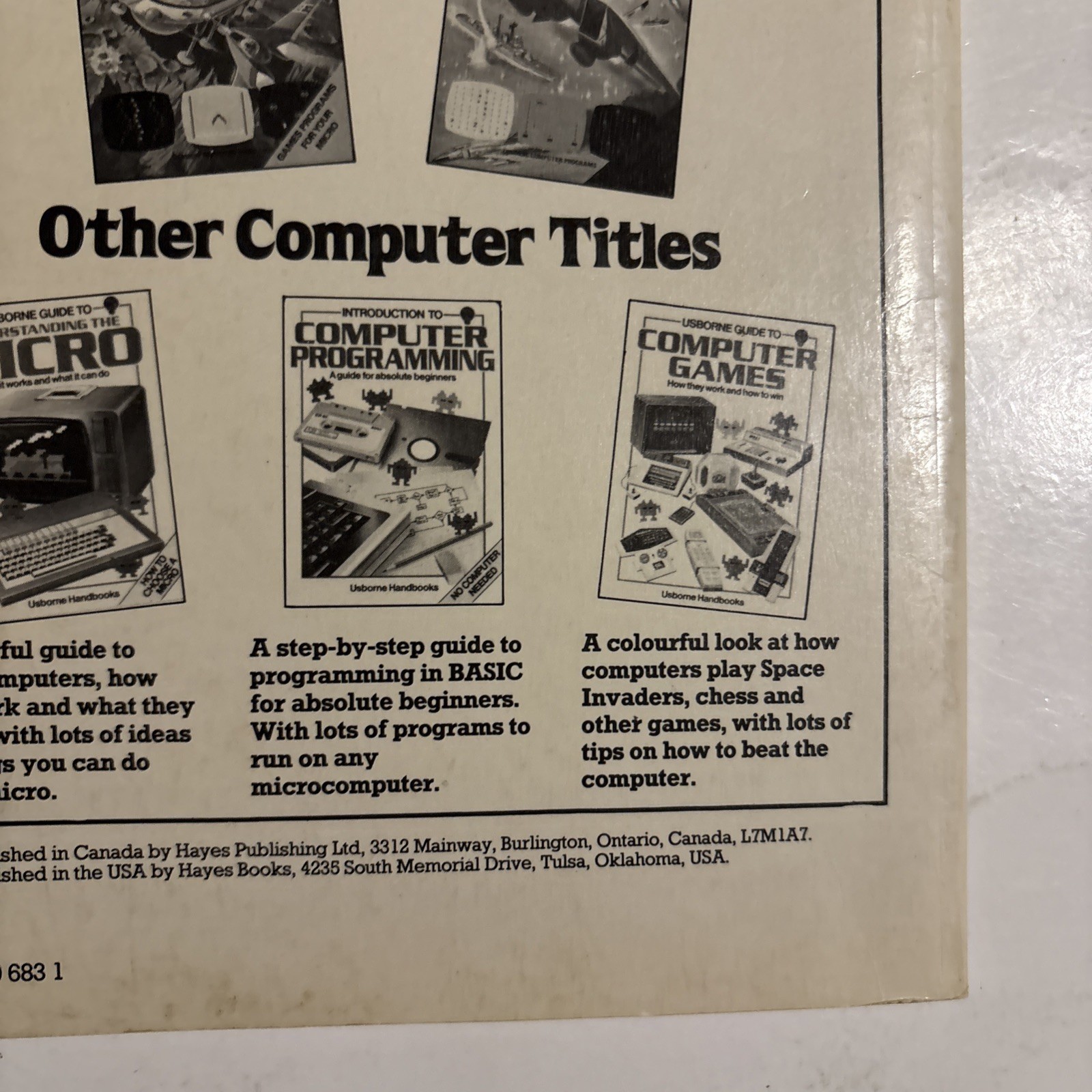 RARE Vtg Computer Spacegames Program Book TRS-80 BBC Apple Usborne 1982 BASIC