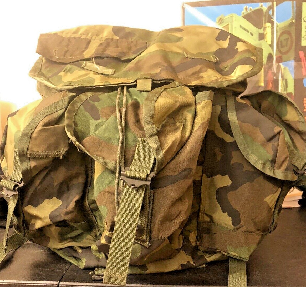 VINTAGE US MILITARY ALICE RADIO RUCKSACK PADDED BACKPACK  5895-01-461-4501