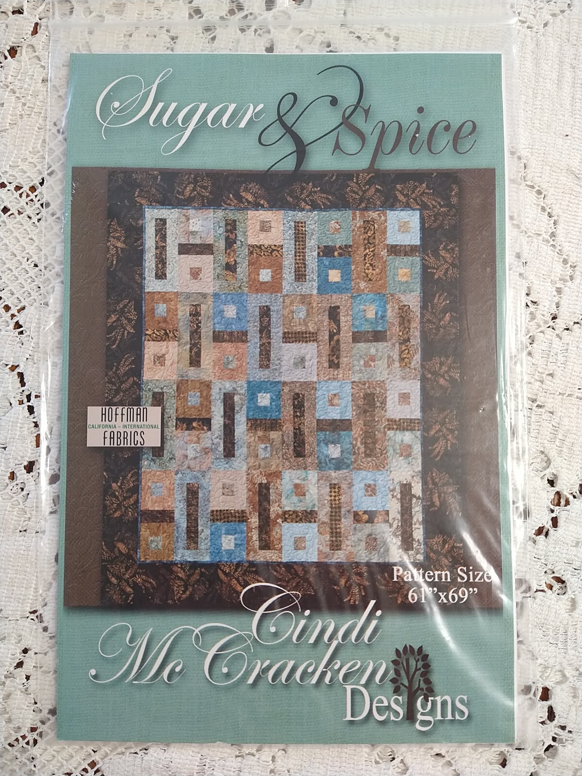Cindi McCracken Sugar & Spice Quilt Pattern 61"x69"