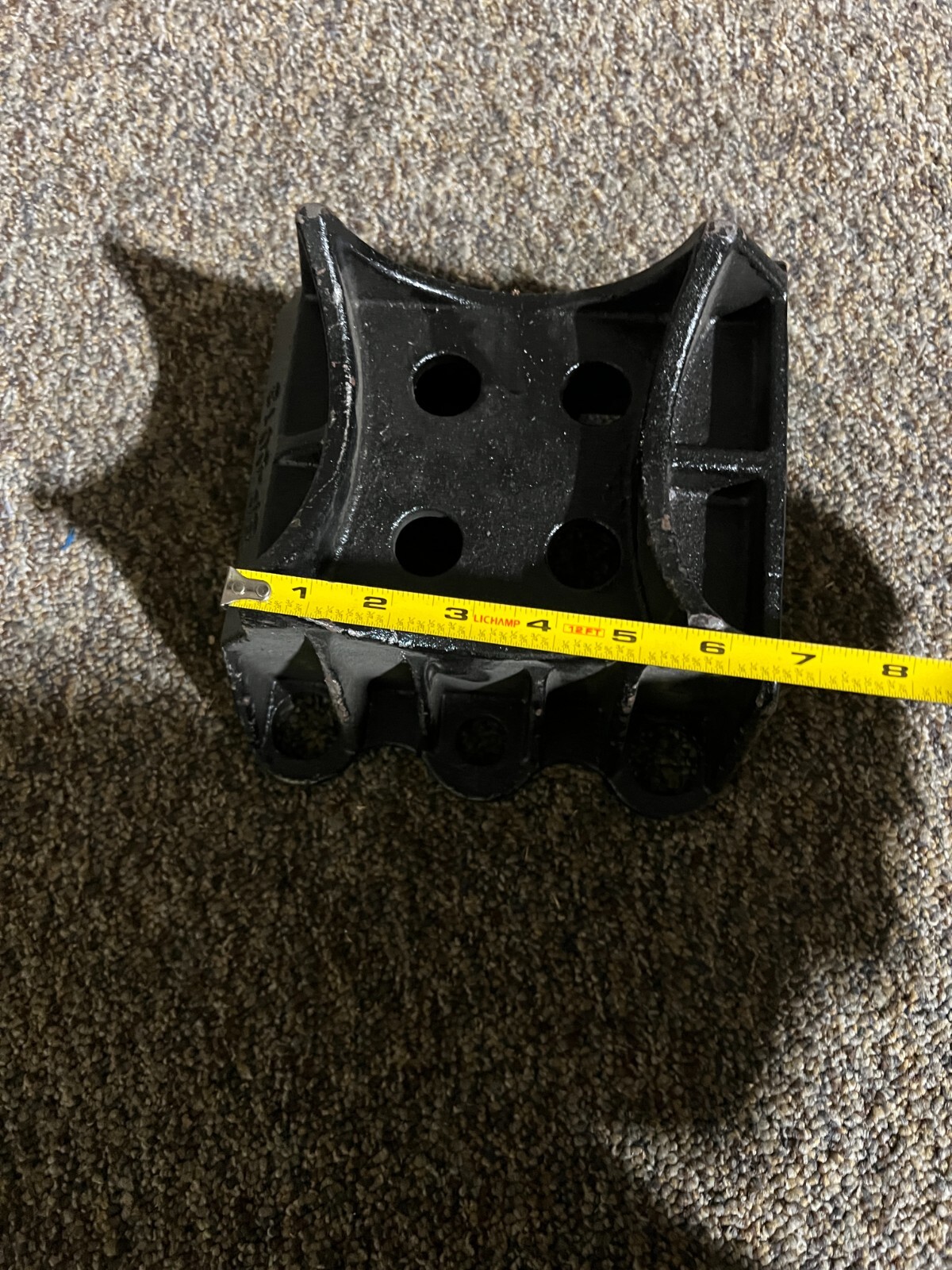 SP-0013 Spring End Cap 9" Width +-8-9/16" Height 4" Thick Black