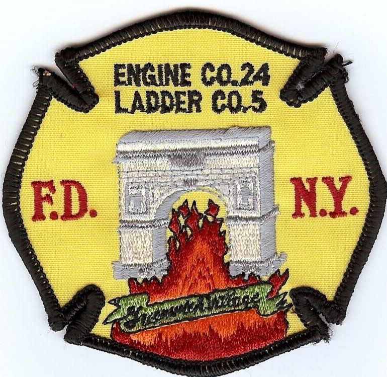 New York City - Engine - 24 / L-5 "Greenwich Village" (3.75" x 3.75") fire patch