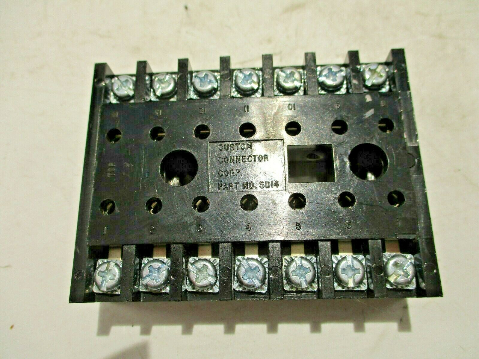 NEW CUSTOM CONNECTOR SD14 RELAY SOCKET BASE 14 PIN