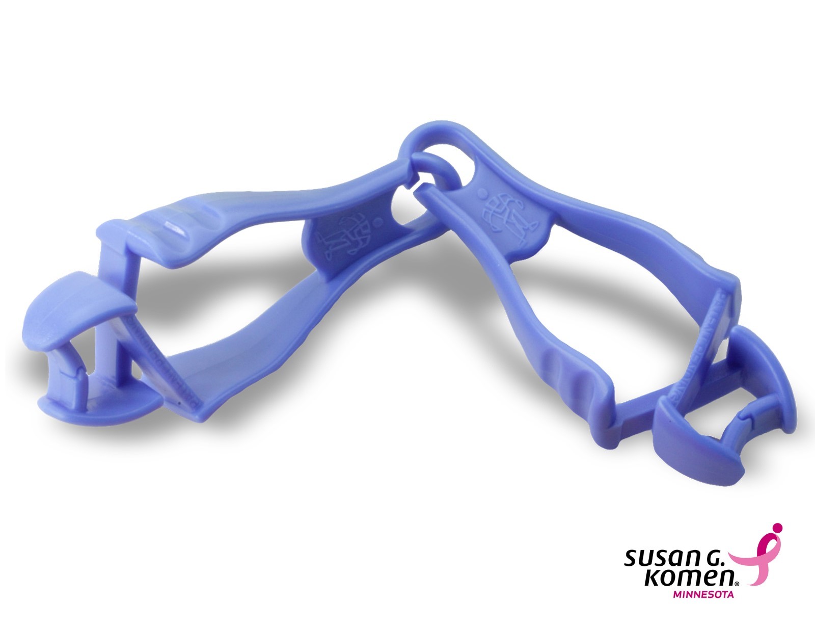 ERGODYNE Squids 3400 Glove Belt Grabber Holder Dual Clip - 19117 BLUE