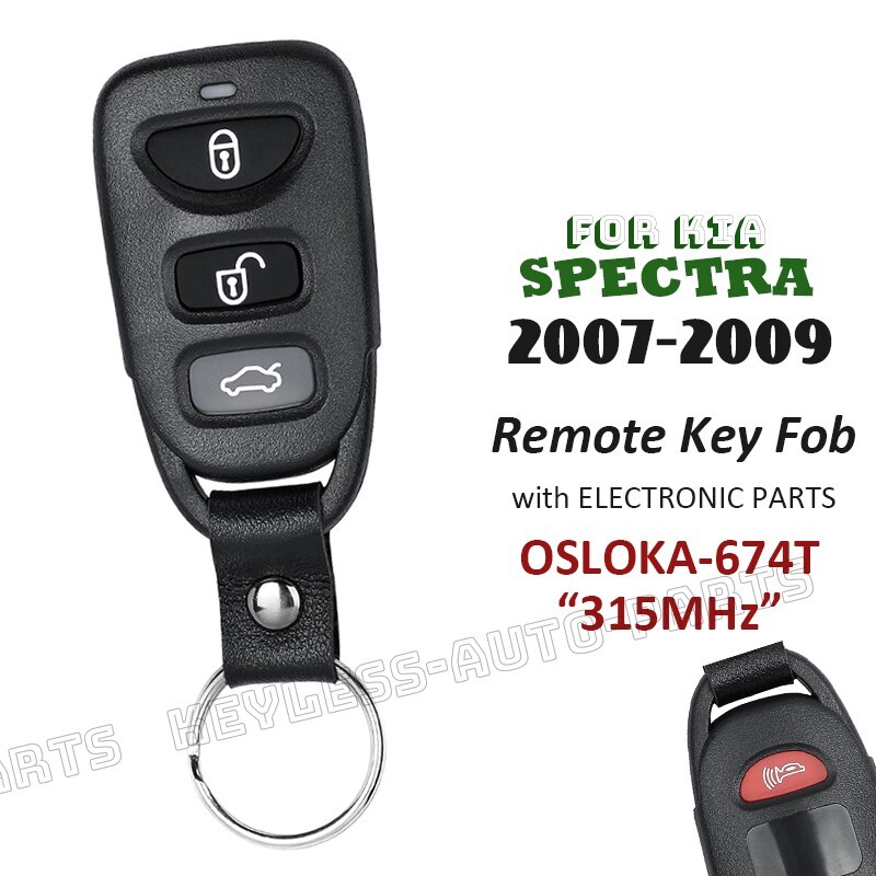 OKA-674T 315MHz for Kia Spectra 2007 2008 2009 Keyless Remote Control Key Fob