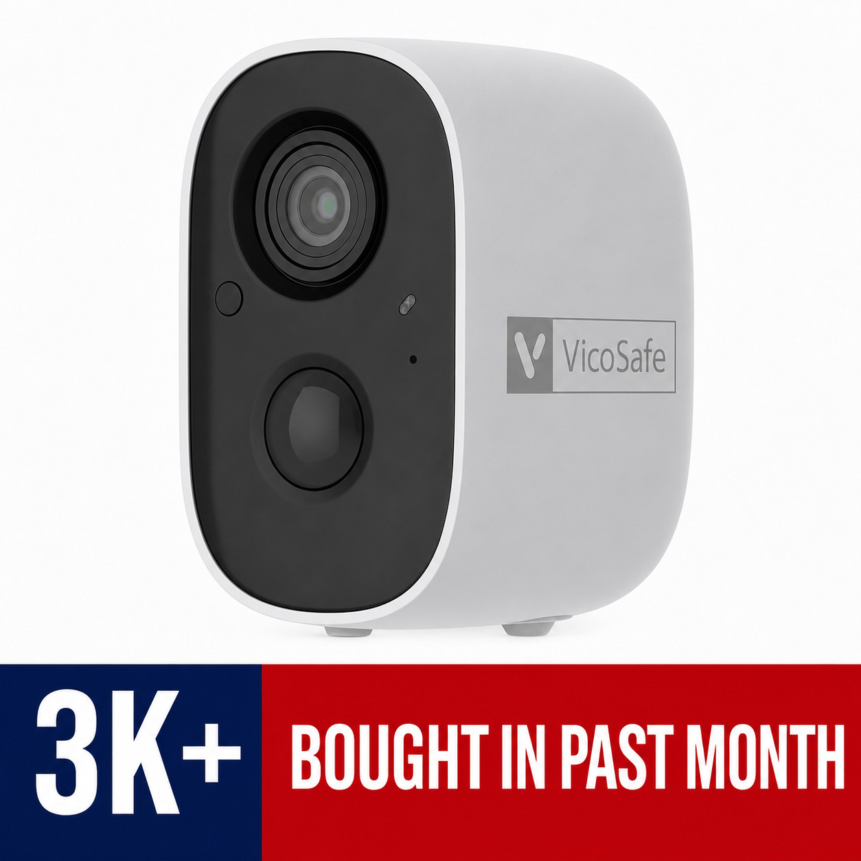 VicoHome CG6 Outdoor Security Camera Wireless, 2K Color Night Vision, AI Motion