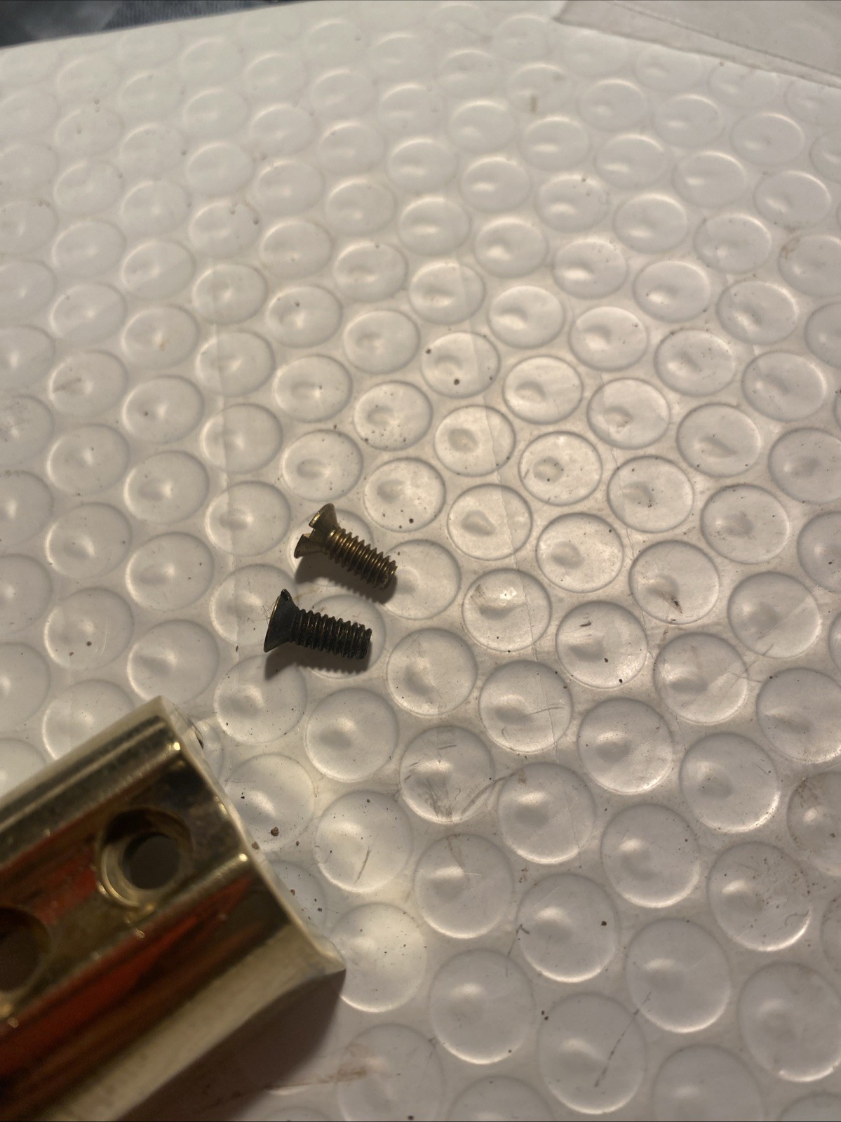 CVA Brass Nose Cap & Screws For Kentucky Rifle.