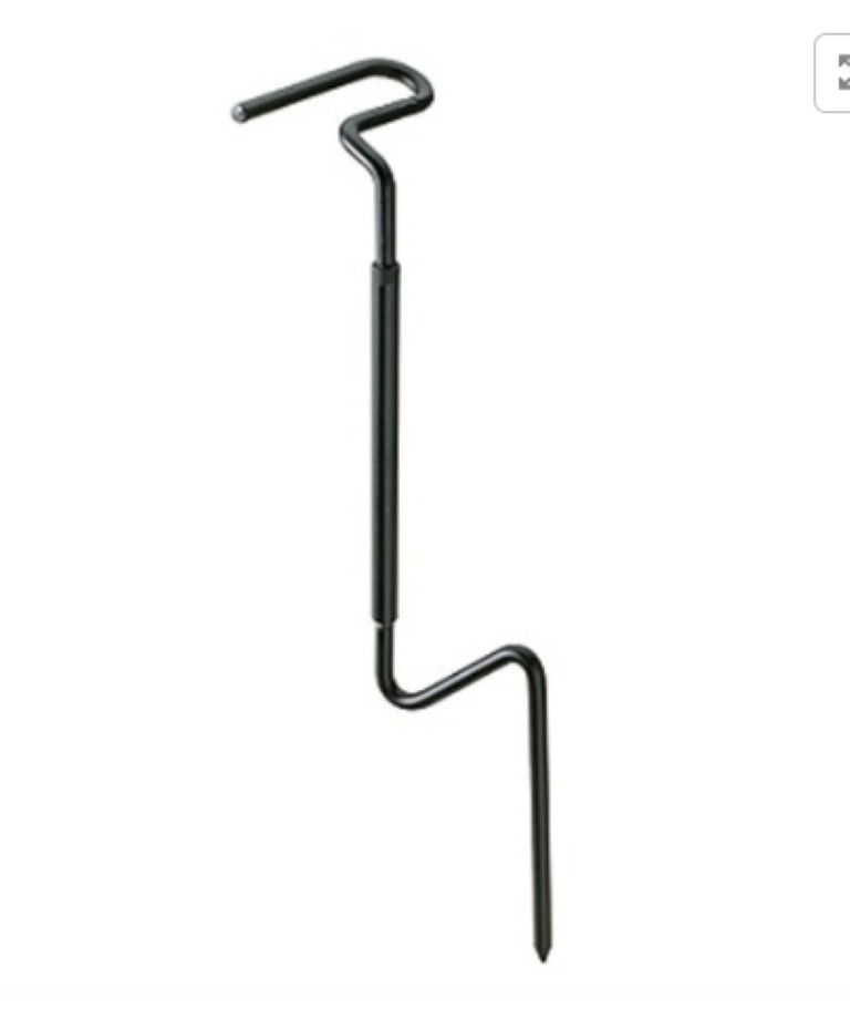 Allen Ground Stake Bow Stand Aluminum Black