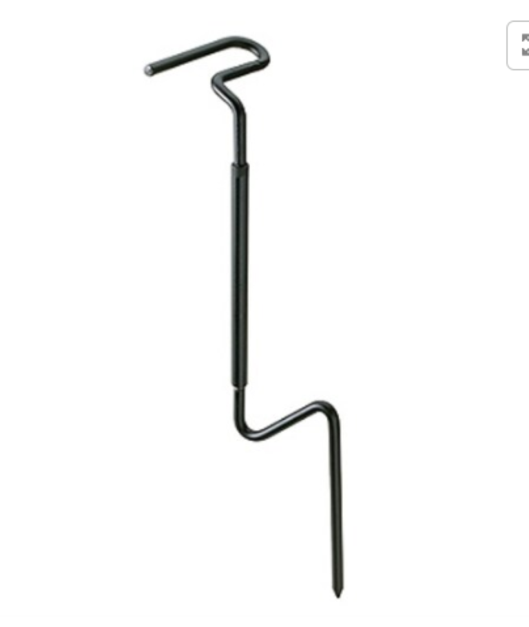 Allen Ground Stake Bow Stand Aluminum Black