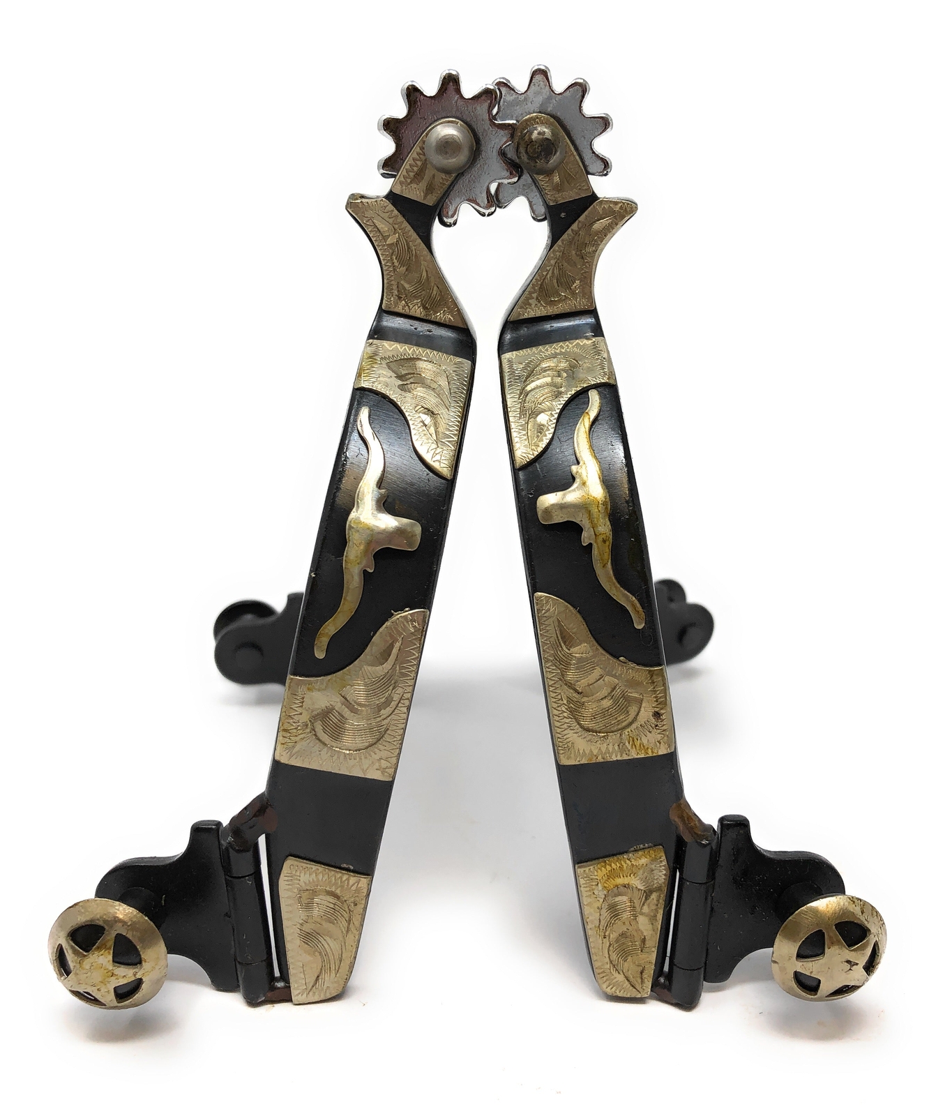 AJ Tack Longhorn Mens Spurs