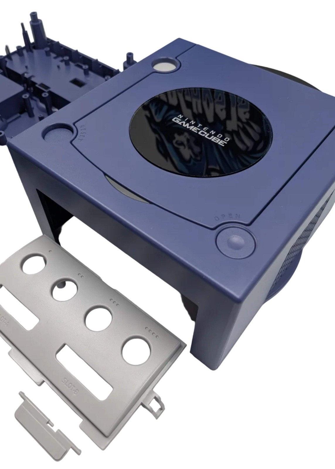 Nintendo GameCube Replacement Shell / Case - Indigo / Purple