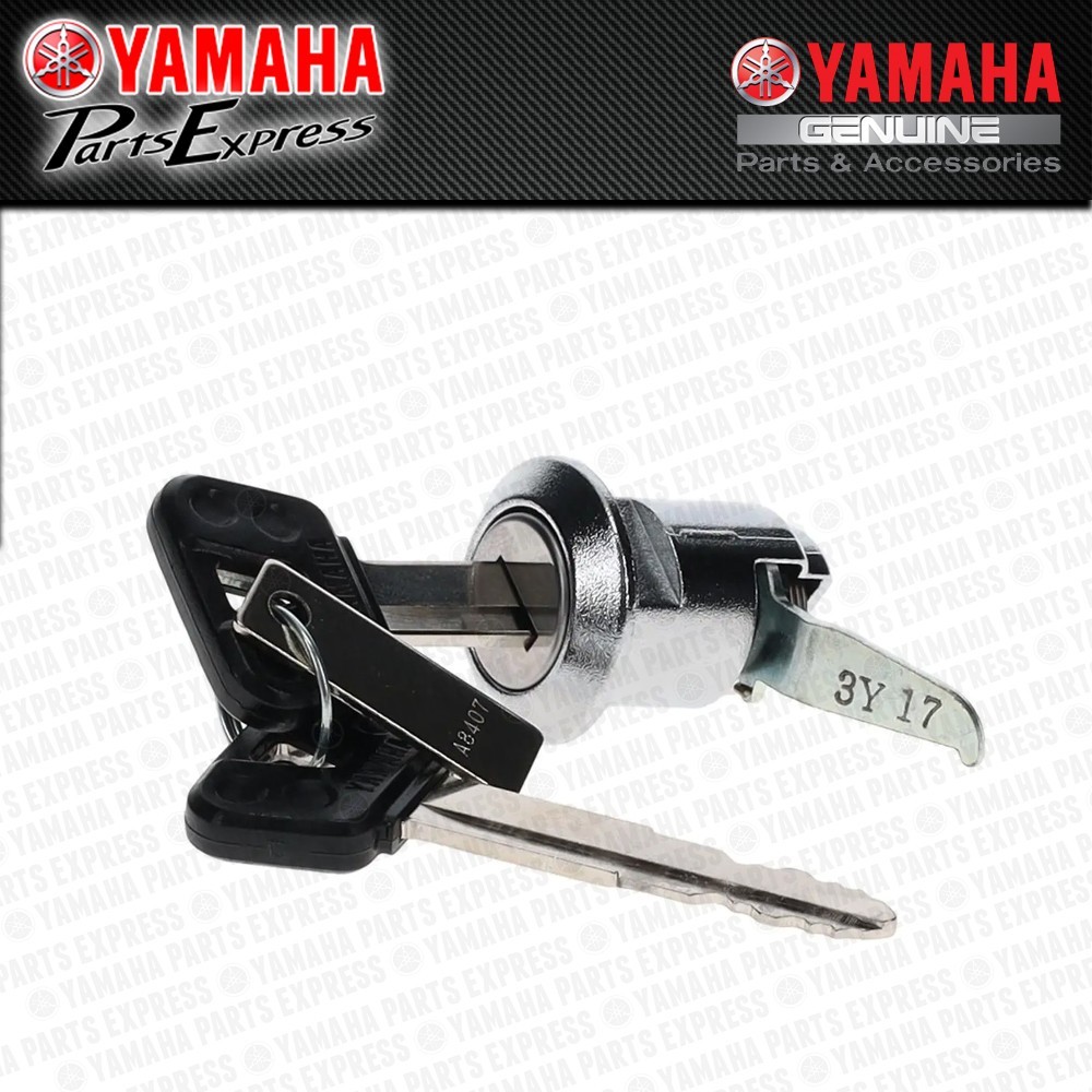 2017 - 2026 YAMAHA YZF R1 R6 R7 R9 SBK OEM REAR PASSENGER SEAT LOCK W/ 2 KEYS