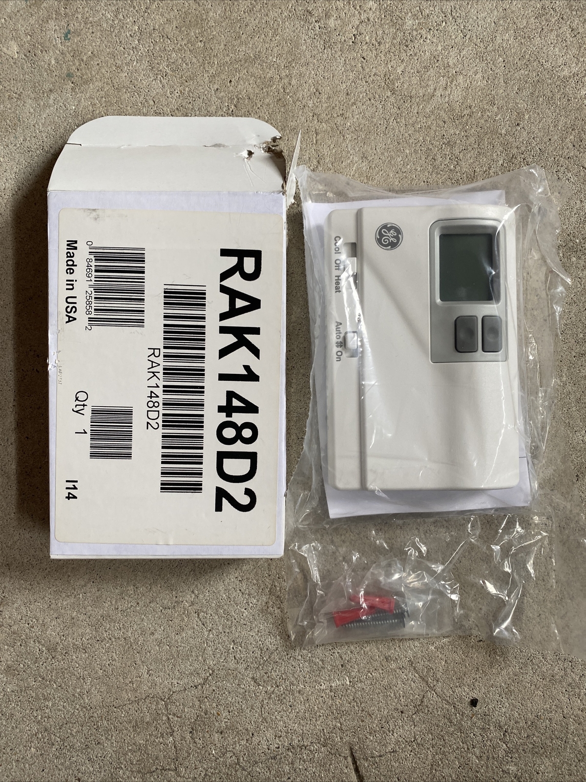 GE Zone line Thermostat RAK148D1 for Heat Pump PTAC
