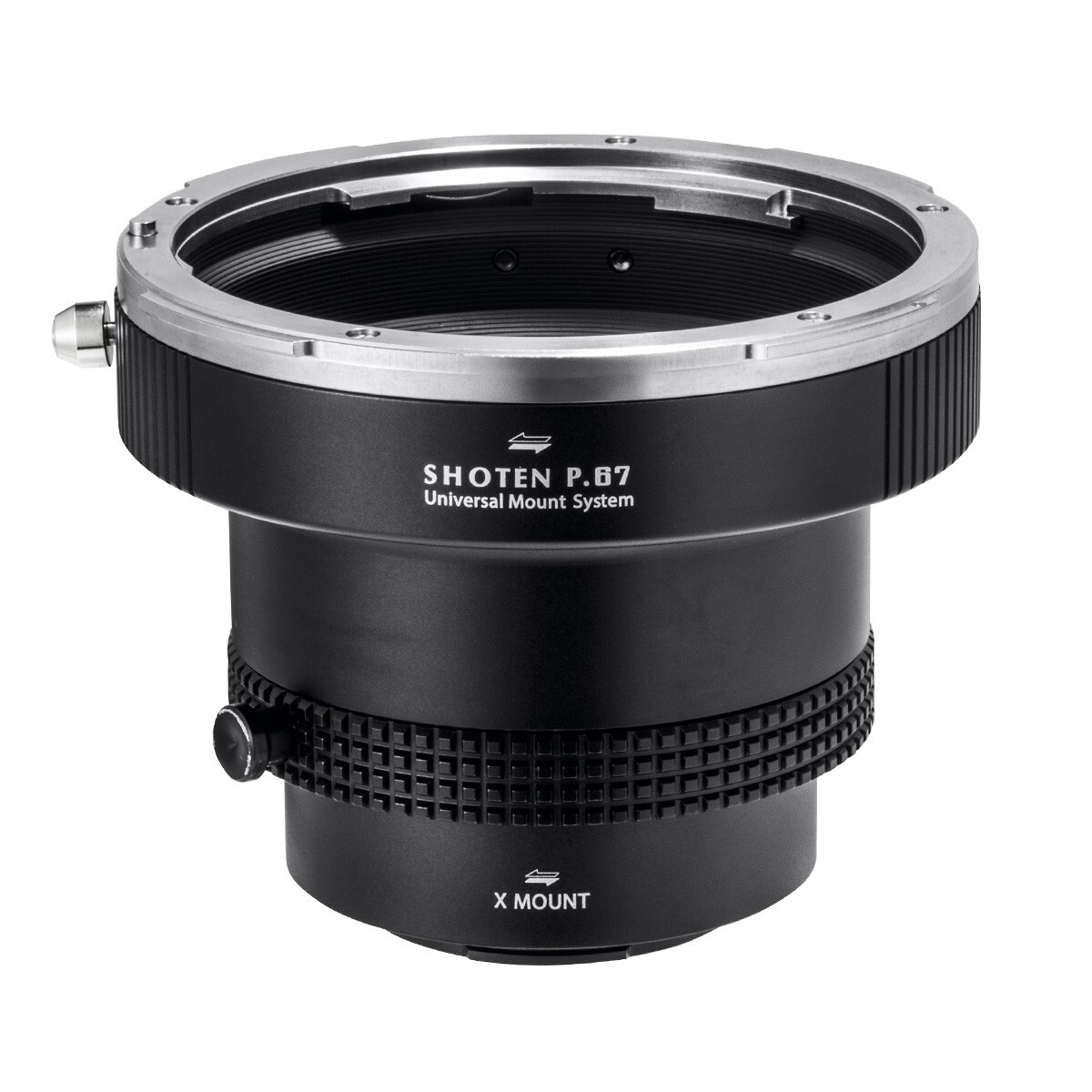 SHOTEN UMS P67-FX-U mount adapter - Pentax 67 lens to Fujifilm X mount camera