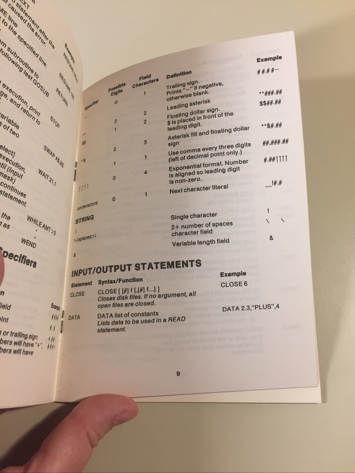 Vintage 1981 KAYPRO Microsoft BASIC Software Manual (NO DISK)