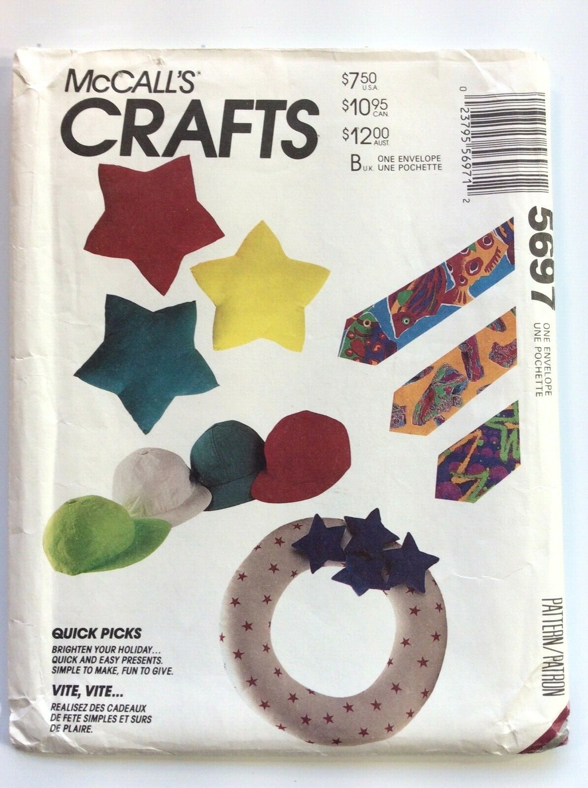 McCall's 5697  QUICK AND EASY CHRISTMAS PRESENTS