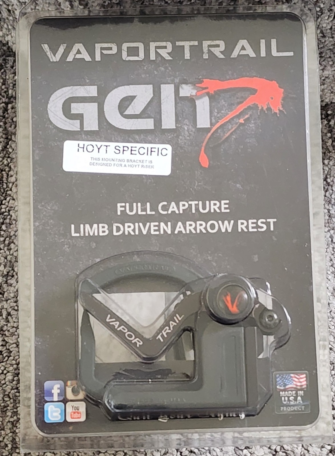 Vapor Trail Gen 7  RH Drop Away Limb Driven (Hoyt Specific)